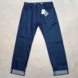NWT Levis 505 Japanese Selvedge Denim Jeans 30x32 Blue Tab Regular Straight Fit